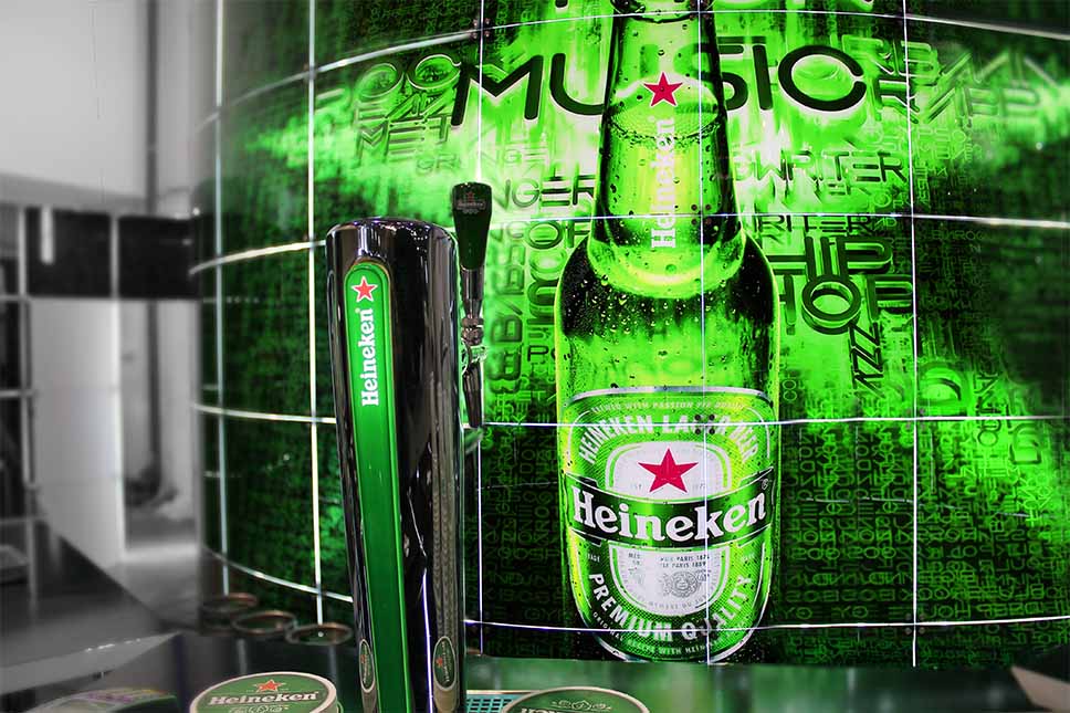 modular stand heineken