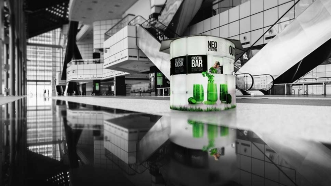 airport kiosk
