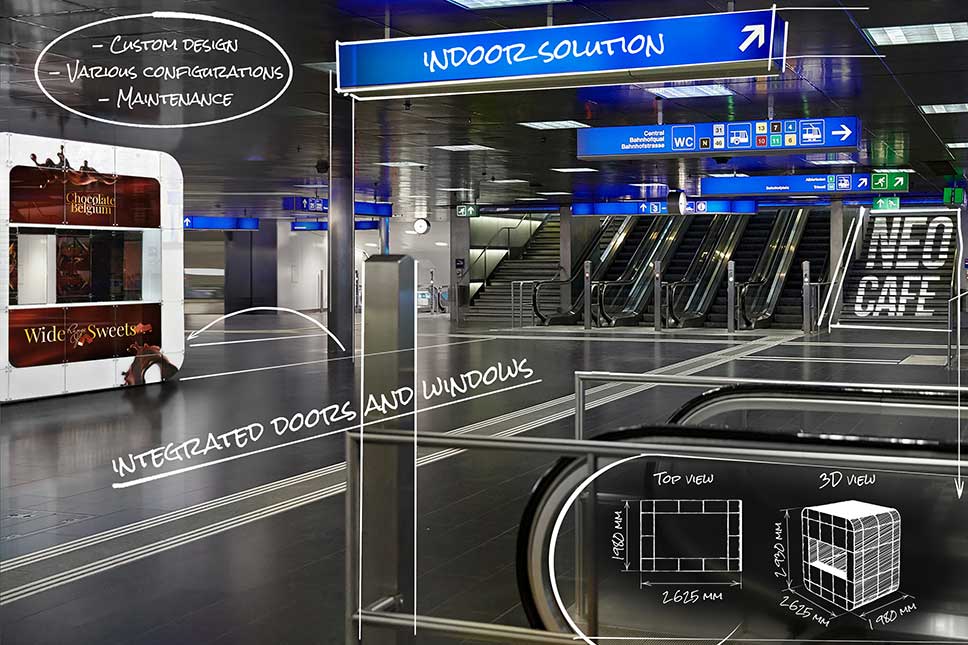 airport kiosk