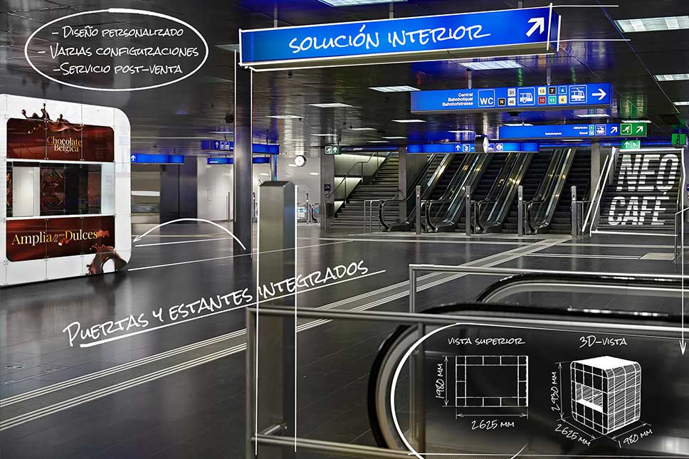 airport kiosk