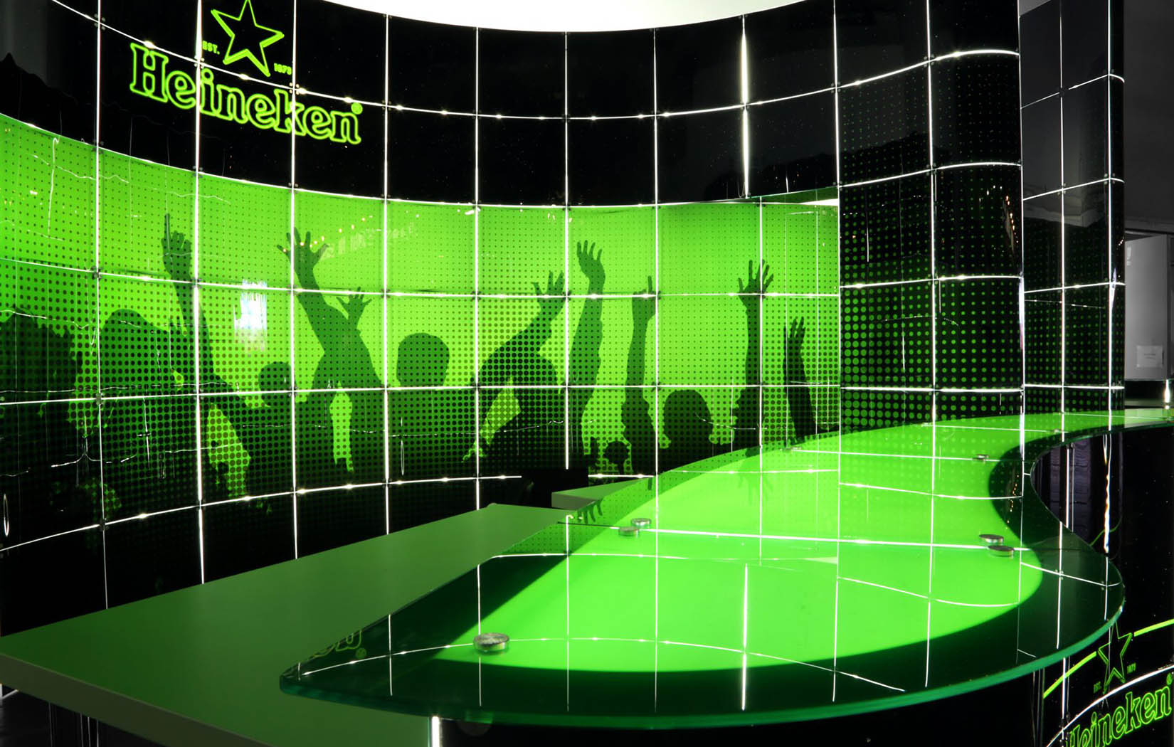 exhibition booth heineken