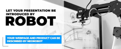 Lead robot exhibition stand