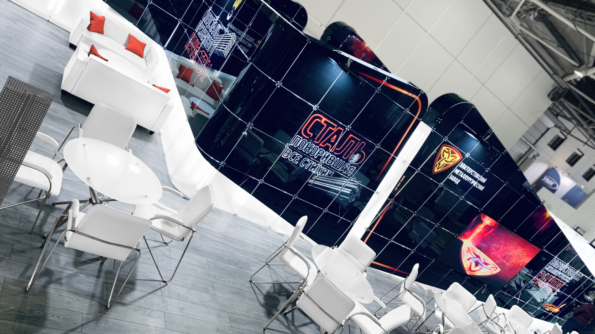 exhibition glass stand moscow