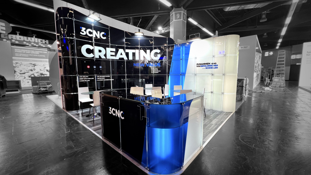 exhibition glass stand
