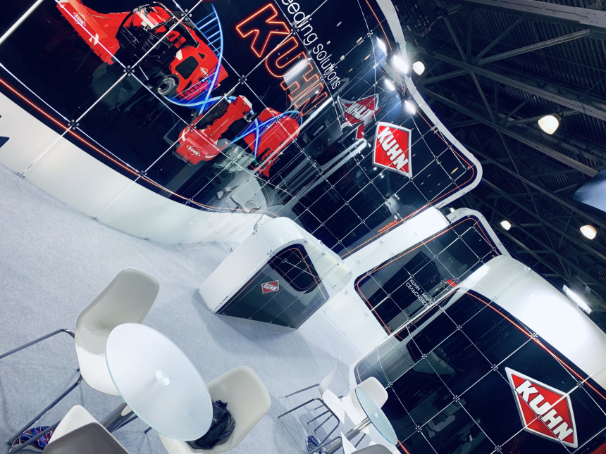 kuhn chair exhibition stand